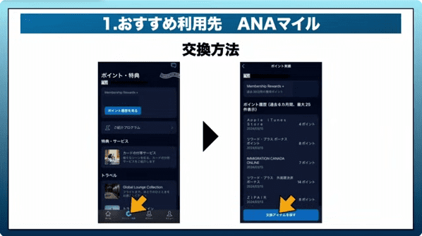 おすすめ利用先_ANAマイル_交換方法